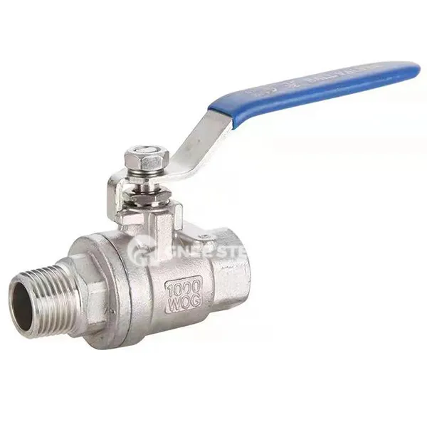 2 комада кугличног вентила од нехрђајућег челика