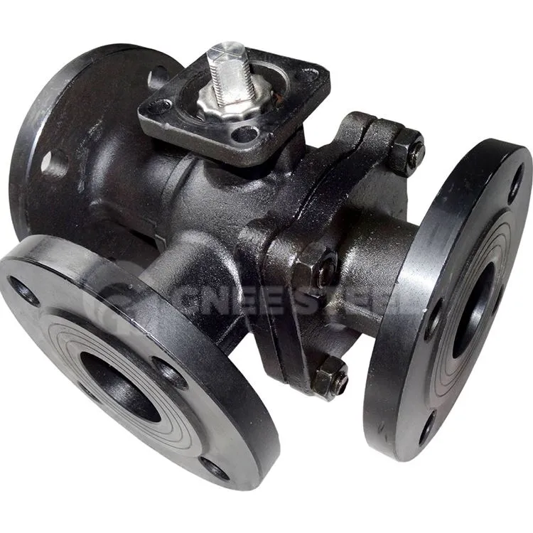 3-краки метални куглични вентил