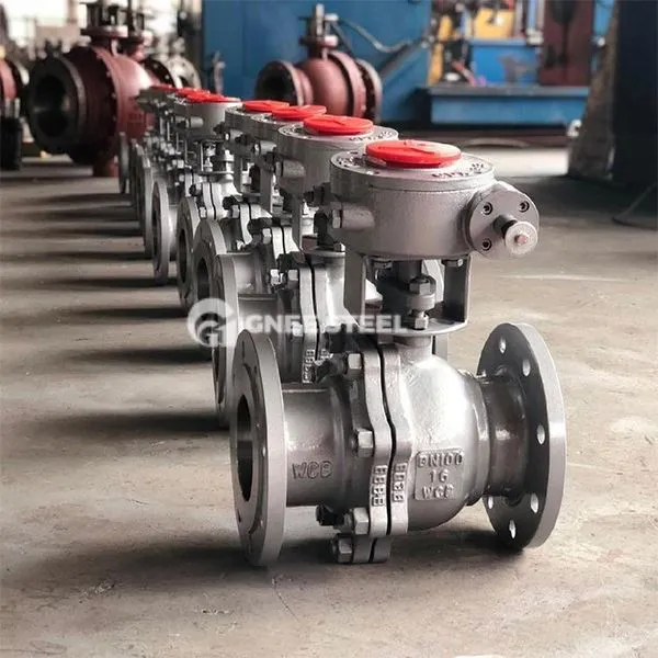 Крај прирубнице са лоптом вентилом