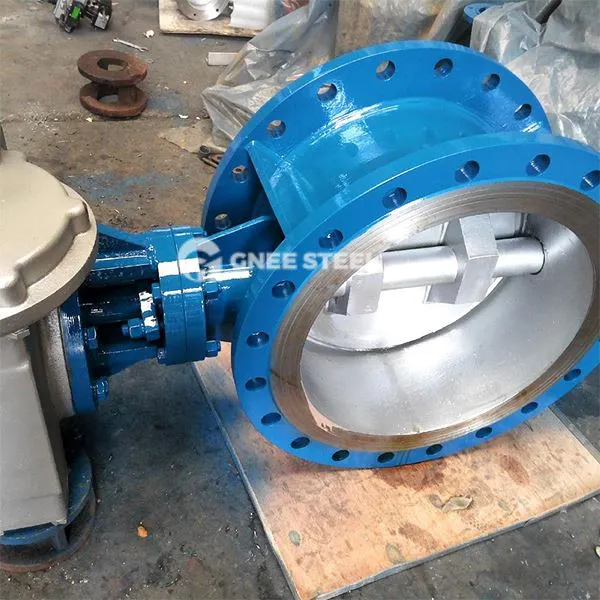 Бутт Велд Трипле Оффсет Лептир Вентили