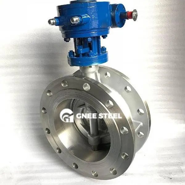 Двоструки прирубни вентил за лептир