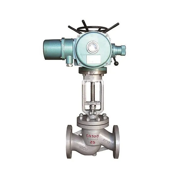 Електрични активирани глобусни вентил