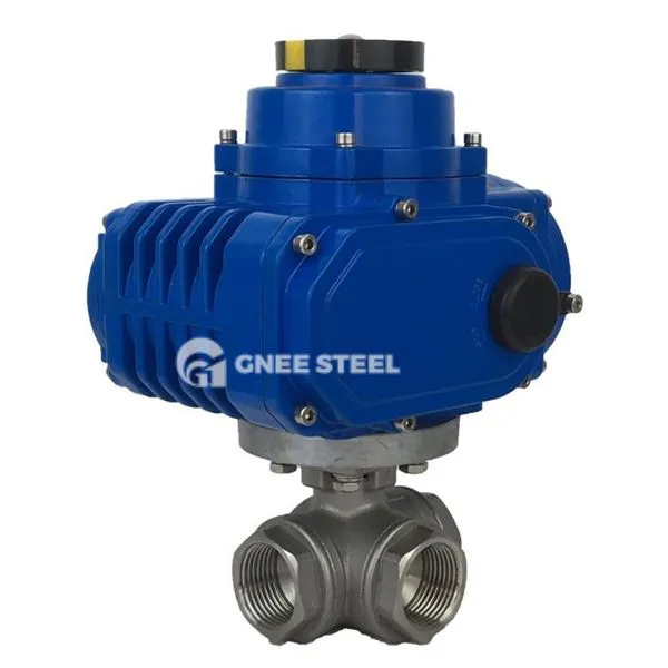 Електрично активиран на 3 начина вентила