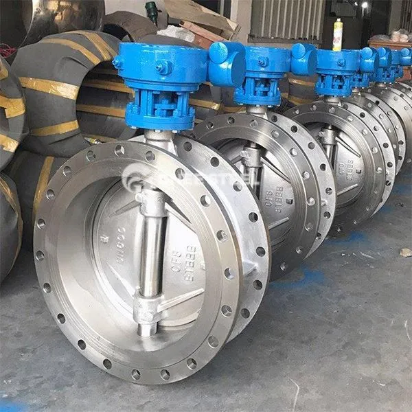 Прирубнички прирубнични вентили са троструким оффсет-ом