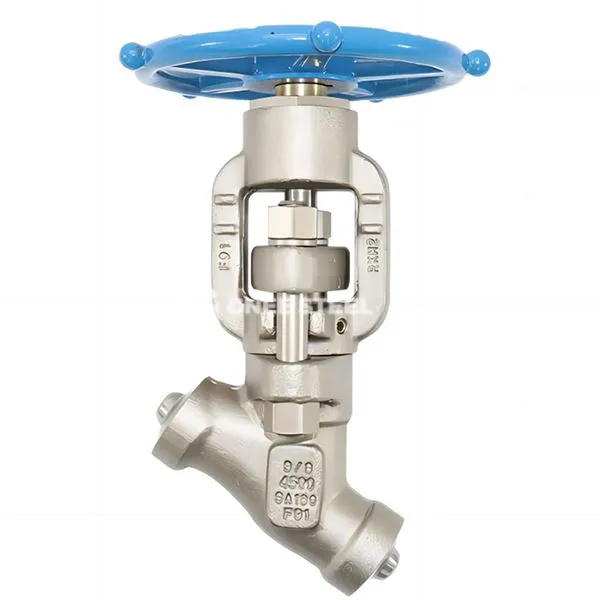 Високо под високим притиском и типа Глобе вентил