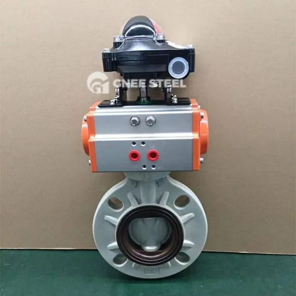 Пнеуматски активирани лептир вентили