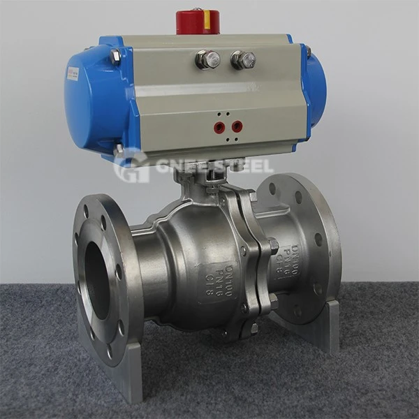 Pneumatic Actuator Two Piece Ball Valve suppliers