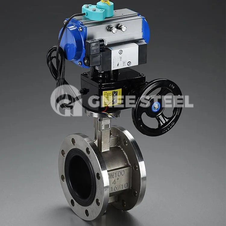 Пнеуматски контролни лептир вентил