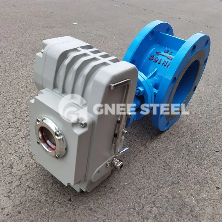 Пнеуматски лептир вентил са троструким померањем