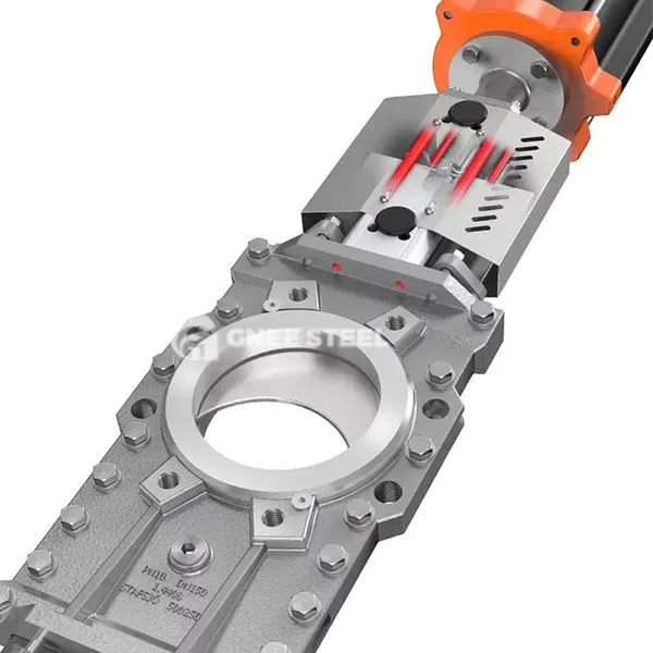 Вентил квадратних врата ножа