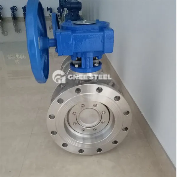 Нехрђајући челик Трипле оффсет Лептир вентили